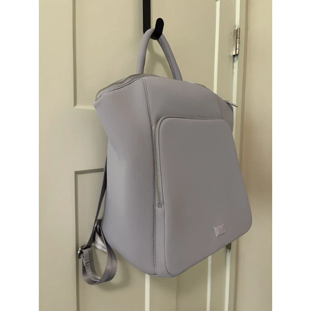 Freshly Picked Seoul Neoprene Diaper Bag Backpack - Mist Lavender Purple